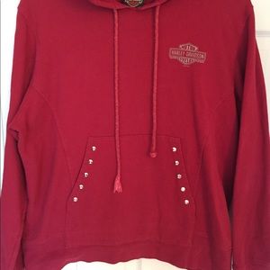 Women’s XL maroon Harley hoodie
